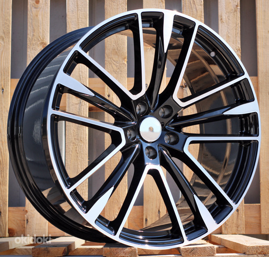 R21x9  5X114.3  ET  35  67.1  H1005  (FB0469J)  Black Polished (MB)  For MASER  (K7)  (FORGED Maserati (Rear+Front))