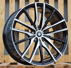 R20x11  5X120  ET  37  74.1  H0324  (BY1473)  Black Polished (MB)  For BMW  (Z3+Z6)  (Rear+Front) (1 foto / 1)