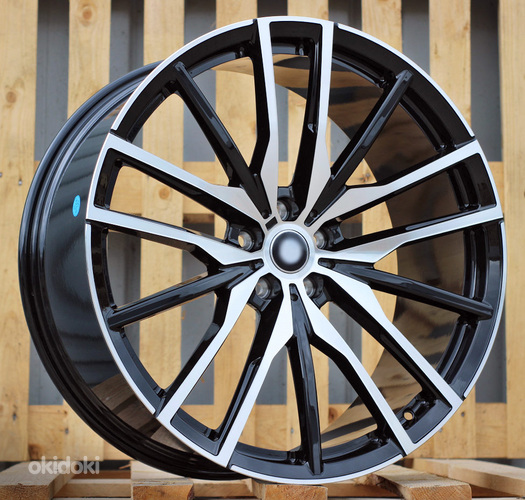 R20x11  5X120  ET  37  74.1  H0324  (BY1473)  Black Polished (MB)  For BMW  (Z3+Z6)  (Rear+Front)