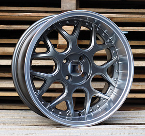 R17x8.5  3X112  ET  20  57.1  FR762  Gun Metal+Polished Lip (GMPL)  For SMART  (R)  (BRABUS Style (AKC 55 Eur)Front+Rear) (1 foto / 1)