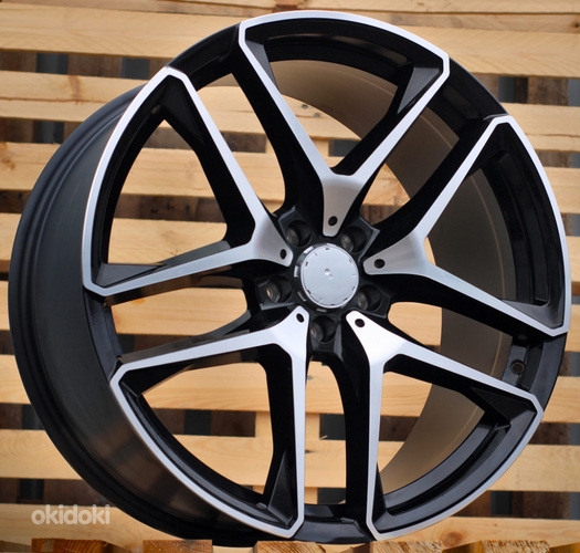 R21x10  5X112  ET  54  66.6  FE247  (IN5528)  Black Polished (MB)  For MER  (K7+Z3)  (REAR+FRONT)