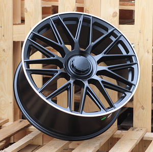 R21x11  5X112  ET  55  66.6  FE230  Black Half Matt+Polished Lip (BLHMPL)  For MER  (N2)  (REAR+FRONT) (1 foto / 1)