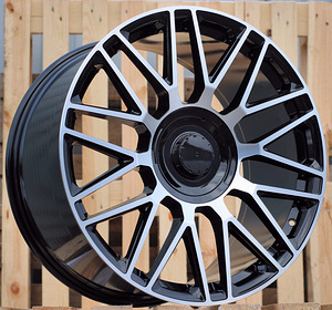 R21x11  5X112  ET  55  66.6  FE230  Black Polished (MB)  For MER  (P2)  (Rear+Front (AKC 130 Eur) For New GLS) (1 foto / 1)