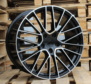 R20x9  5X130  ET  50  71.6  FE179  Black Polished+Powder Coating (MBPC)  For PORCH  (P)  (Rear+Front) (1 foto / 1)