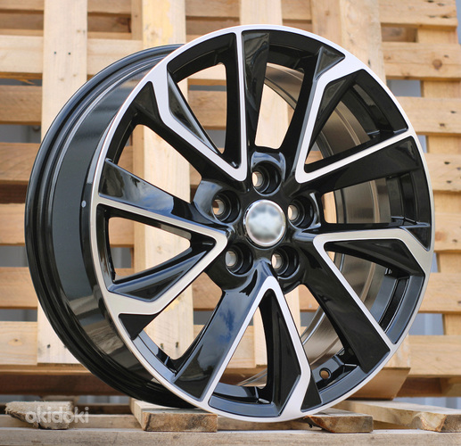 R16x6.5  5X114.3  ET  45  60.1  FE177  (BK5463)  Black Polished (MB)  For TOYOT  (Z7)