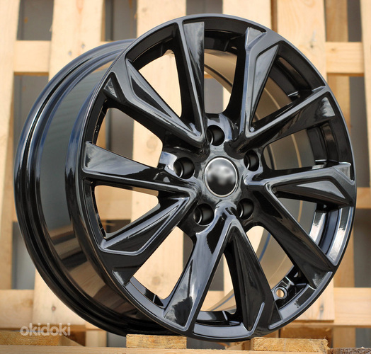 R16x6.5  5X114.3  ET  45  60.1  FE177  (BK5463)  Black (BL)  For TOYOT  (R)