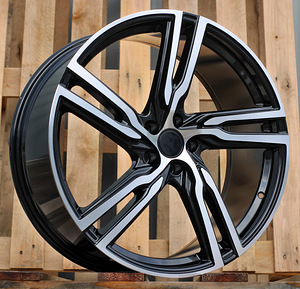 R18x8  5X108  ET  42  63.3  FE161  (BK5399)  Black Polished (MB)  For VOLVO  (K4+K2) (1 foto / 1)