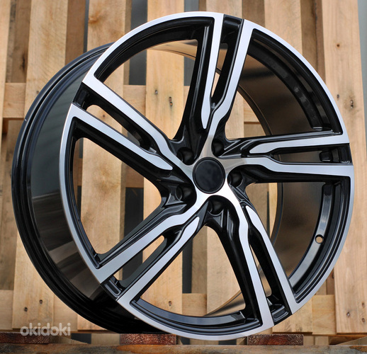 R18x8  5X108  ET  42  63.3  FE161  (BK5399)  Black Polished (MB)  For VOLVO  (K4+K2)