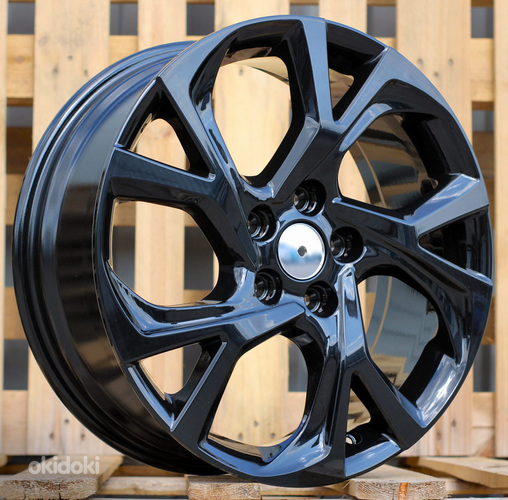 R17x7  5X114.3  ET  45  60.1  FE132  (FBX405)  Black (BL)  For TOYOT  (A)  (HYBRID FORGED)