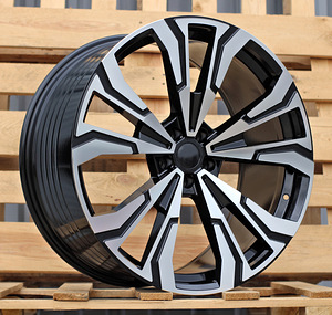 R22x10.5  5X112  ET  43  66.6  FBX307  Black Polished (MB)  For BMW  (Z5)  (HYBRID FORGED New X7 Rear+Front) (1 foto / 1)