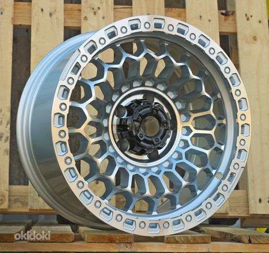 R17x8.5  5X150  ET  25  110.1  FBX357  Machined Silver (MS)  For 4X4  (M)  (HYBRID FORGED)