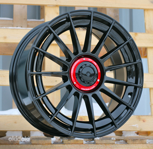 R18x8  10X100/112  ET  40  66.5  FBX298  Black (BL)  For RACIN  (Z7)  (HYBRID FORGED Style OZ)