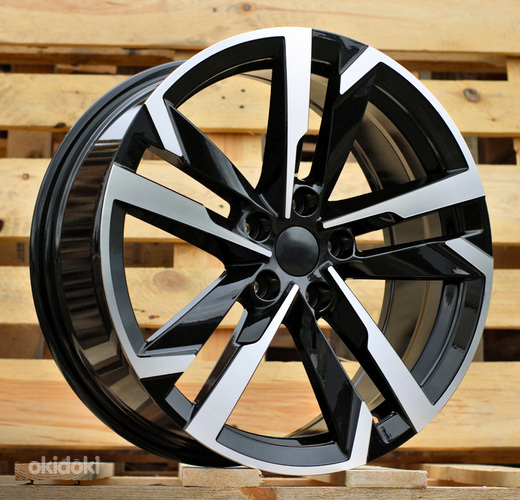 R17x7  5X112  ET  46  57.1  FBX254  Black Polished (MB)  For SKODA  (Z7)  (HYBRID FORGED)
