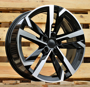 R18x7.5  5X100  ET  39  57.1  FBX254  Black Polished (MB)  For SKODA  (P1+A)  (HYBRID FORGED) (1 foto / 1)