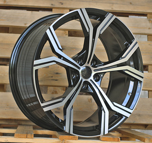R20x9  5X112  ET  30  66.5  FBX201  Black Polished (MB)  For AUD  (K7+K3)  (HYBRID FORGED) (1 foto / 1)