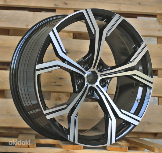 R20x9  5X112  ET  30  66.5  FBX201  Black Polished (MB)  For AUD  (K7+K3)  (HYBRID FORGED)