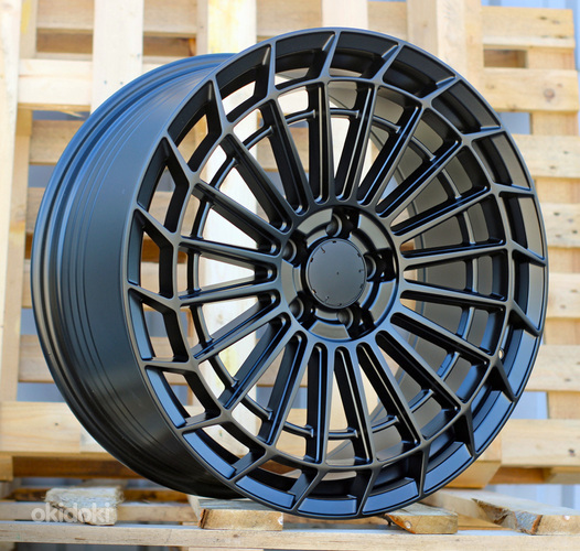R21x9.5  5X112  ET  41.5  66.6  FBX162  Black Half Matt (BLHM)  For MER  (K8)  ((EQS V297/EQE SUV X294) HYBRID FORGED)