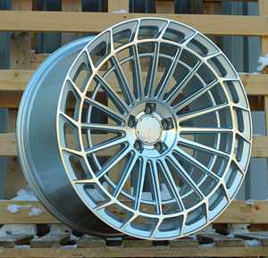 R22x10.5  5X112  ET  43  66.6  FBX162  (FB780)  Machined Silver (MS)  For MER  (Z6)  (Rear+Front) (1 foto / 1)