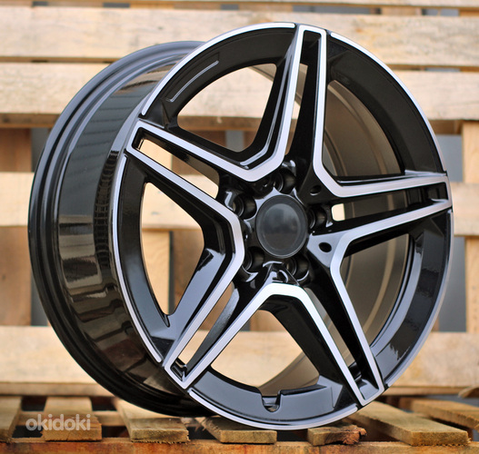 R19x9.5  5X112  ET  45  66.6  FBX142  Black Polished (MB)  For MER  (Z6)  (HYBRID FORGED Rear+Front)