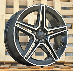 R22x9.5  5X112  ET  45  66.5  FBX142  (H3067F)  Black Polished (MB)  For MER  (M)  (HYBRID FORGED Rear+Front) (1 foto / 1)