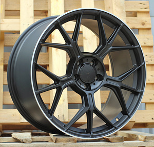R19x9.5  5X112  ET  45  66.56  FBX120  Satin Black+Silver Lip (SBSL)  For MER  (K3)  (HYBRID FORGED Rear+Front) (1 foto / 1)