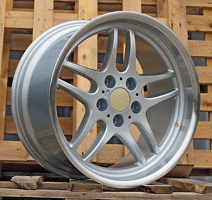 R17x8  5X120  ET  13  74.1  FBX121  (B2055-FF)  Silver+Polished Lip (SP)  For BMW  (Z3)  (HYBRID FORGED Rear+Front) (1 foto / 1)