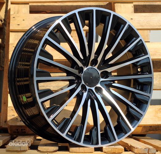 R20x8.5  5X112  ET  40  66.6  FBX132  Black Polished (MB)  For MER  (P1+Z6+P2)  (HYBRID FORGED Front+Rear)