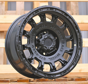 R17x8.5  6X139.7  ET  12  106.1  FBX034  Black Half Matt (BLHM)  For 4X4  (Z6)  (HYBRID FORGED) (1 foto / 1)