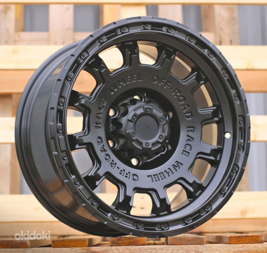 R17x8.5  6X139.7  ET  12  106.1  FBX034  Black Half Matt (BLHM)  For 4X4  (Z6)  (HYBRID FORGED)