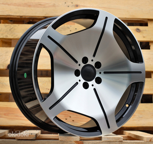 R20x9.5  5X112  ET  43.5  66.6  FBX035  Black Polished (MB)  For MER  (K4)  (HYBRID FORGED Rear+Front)