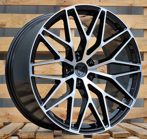 R21x9.5  5X130  ET  46  71.6  FB1705  Black Polished (MB)  For PORCH  (K7)  (FORGED (Rear+Front)) (1 foto / 1)