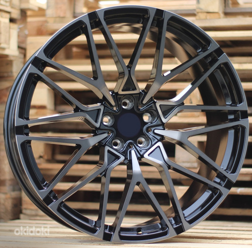 R22x9.5  5X112  ET  30  66.5  FBM30  Black+Tinted Face (BLTF)  For BMW  (K3)  (REAR+FRONT FORGED)