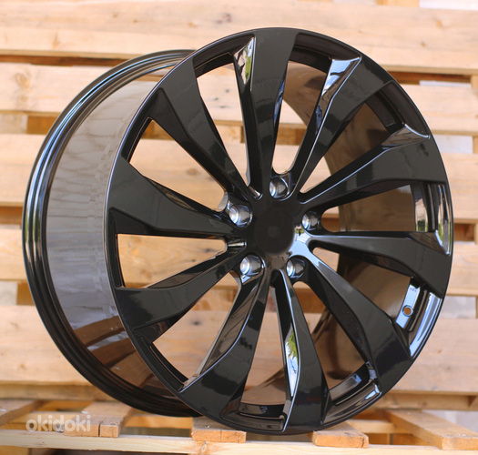 R22x9.5  5X130  ET  55  71.6  FB0545  Black (BL)  For PORCH  (K7)  (FORGED (Rear+Front))