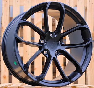 R21x9.5  5X130  ET  46  71.6  FB0714J  Black Matt (BM)  For PORCH  (K7)  (FORGED (Rear+Front)) (1 foto / 1)