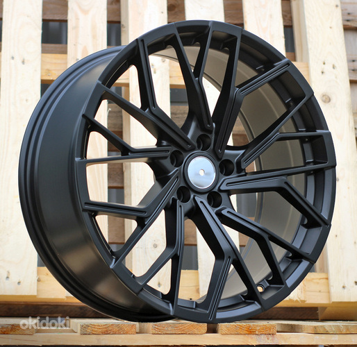 R18x8  5X112  ET  39  66.5  F760  Black Half Matt (BLHM)  For AUD  (M)  (HYBRID FORGED)