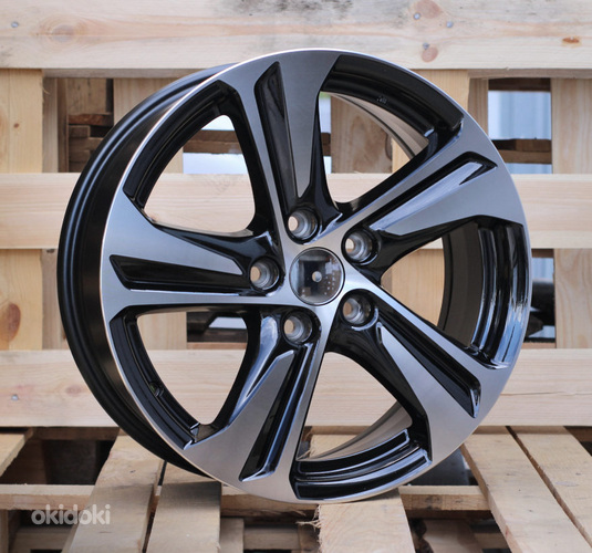 R15x6  5X98  ET  25  58.1  F5832  Black Polished (MB)  For RACIN  (R)
