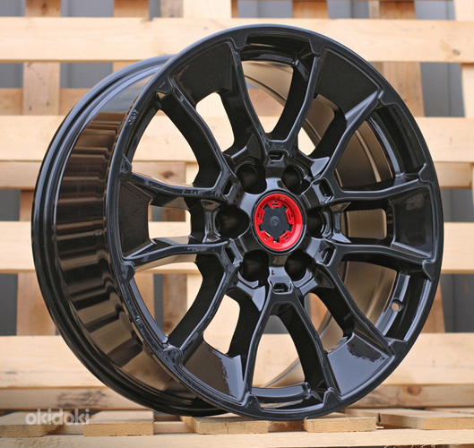 R20x8.5  6X139.7  ET  15  106.1  F1880  Gloss Black (GB)  For 4X4  (K3)  (HYBRID FORGED)