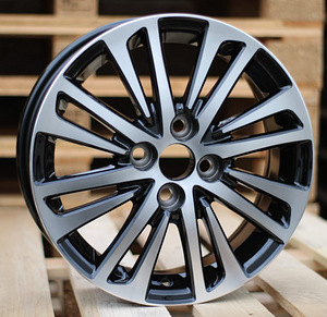R15x5.5  4X100  ET  45  54.1  F1438  Black Polished+Powder Coating (MBPC)  For TOYOT  (R) (1 foto / 1)