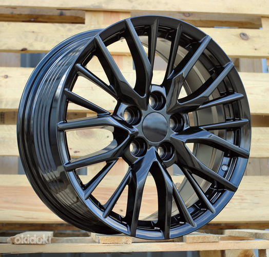 R17x7.5  5X114.3  ET  40  60.1  F0133  (FBX047)  Black (BL)  For TOYOT  (Z5)  (HYBRID FORGED)