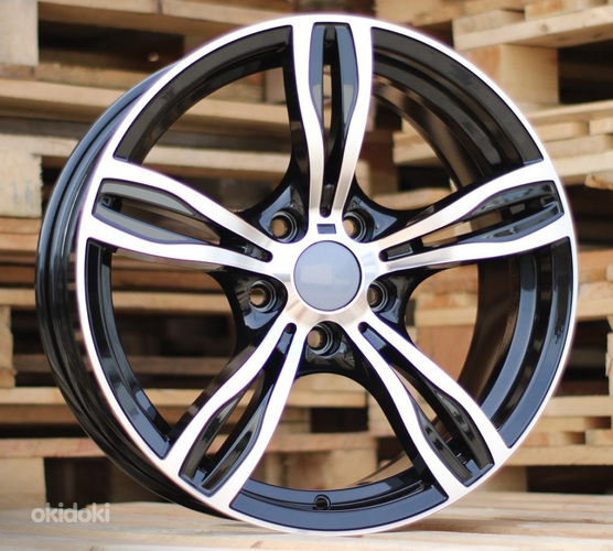 R19x9.5  5X120  ET  38  72.6  E492  (BY941)  Black Polished (MB)  For BMW  (P2)  (Rear+Front)