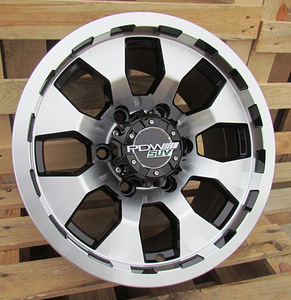 R15x8  6X139.7  ET  13  110.5  D8011  Black Polished (MB)  For 4X4  (K7)  (PDW) (1 foto / 1)