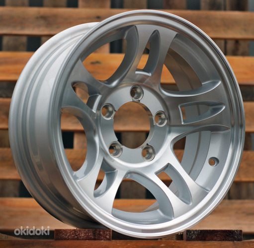 R14x5.5  5X114.3  ET  0  80.1  DW511  (L4511405)  Machined Silver (MS)  For 4X4  (K3)