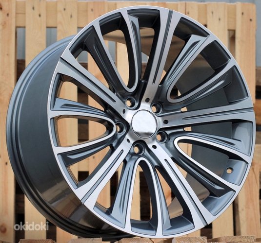 R19x9.5  5X112  ET  39  66.6  DW524  (A24-06)  Grey Polished (MG)  For BMW  (K3)  (Front)