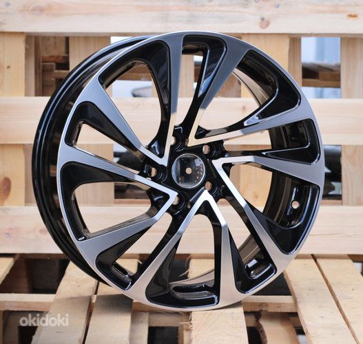 R17x7  4X108  ET  25  65.1  E1011  (FR387)  Black Polished (MB)  For CITRO  (R)