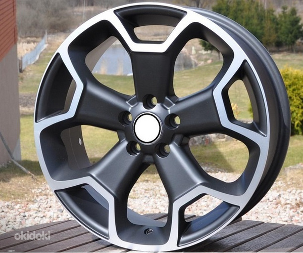 R17x7  5X100  ET  47  56.1  E1029  (TL5798)  Black Polished+Powder Coating (MBPC)  For SUBAR  (K7)