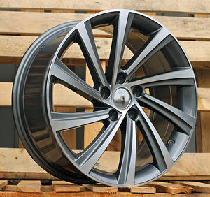 R18x8  5X112  ET  45  57.1  D2403  Grey Polished (MG)  For SKODA  (Z3)  (New Model) (1 foto / 1)