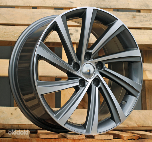 R18x8  5X112  ET  45  57.1  D2403  Grey Polished (MG)  For SKODA  (Z3)  (New Model)