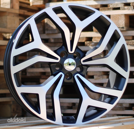 R21x9.5  5X108  ET  45  63.3  D5316  (LB531614)  Black Polished Half Matt (MBHM)  For LAND  (K4)  (M/U4B)