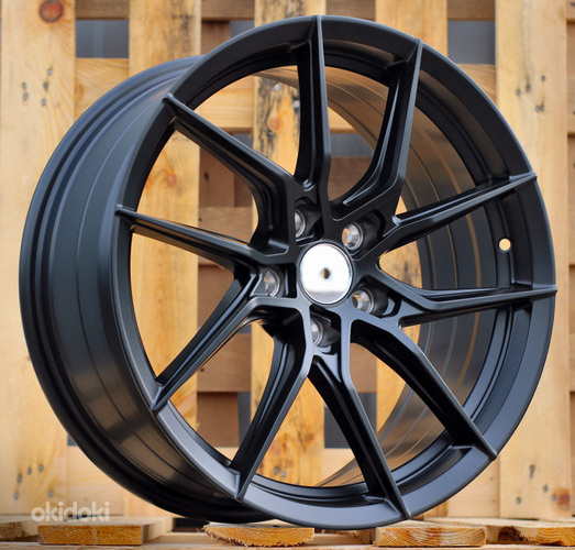 R18x8  5X120  ET  33  72.6  D2044  Black Half Matt (BLHM)  For RACIN  (K3)  (Color: U4B)