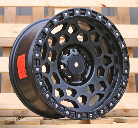 R17x9  6X139.7  ET  0  106.1  D1951  Satin Black (SB)  For 4X4  (K3)
